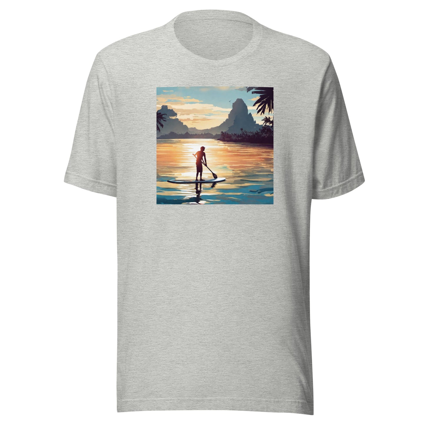 Paddleboarding Paradise Men's T-Shirt Athletic Heather