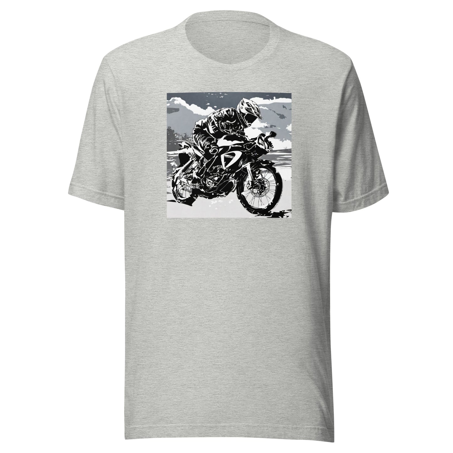 Dirt Bike Racer Men's T-Shirt Athletic Heather