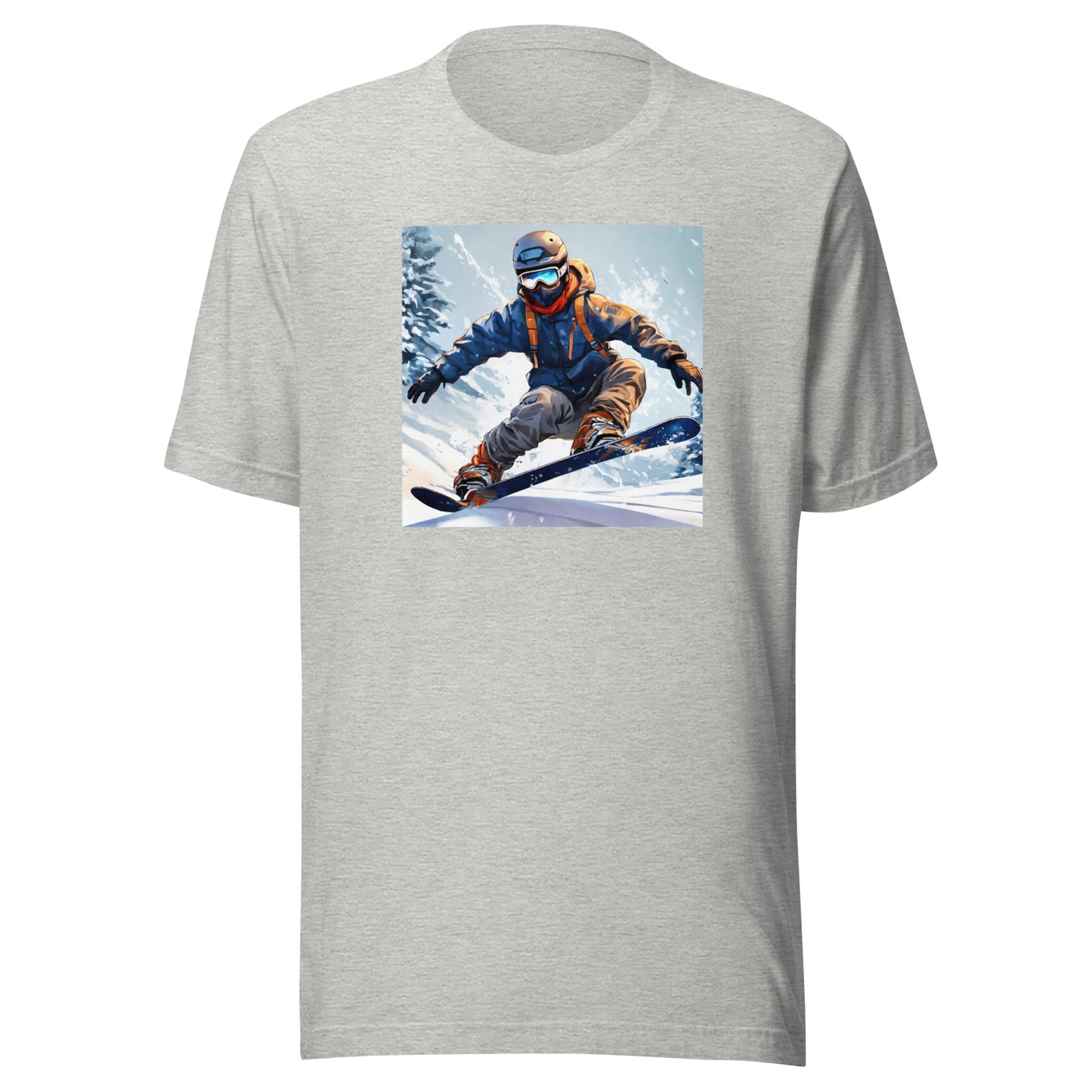 Men's Snowboarding T-Shirt Athletic Heather