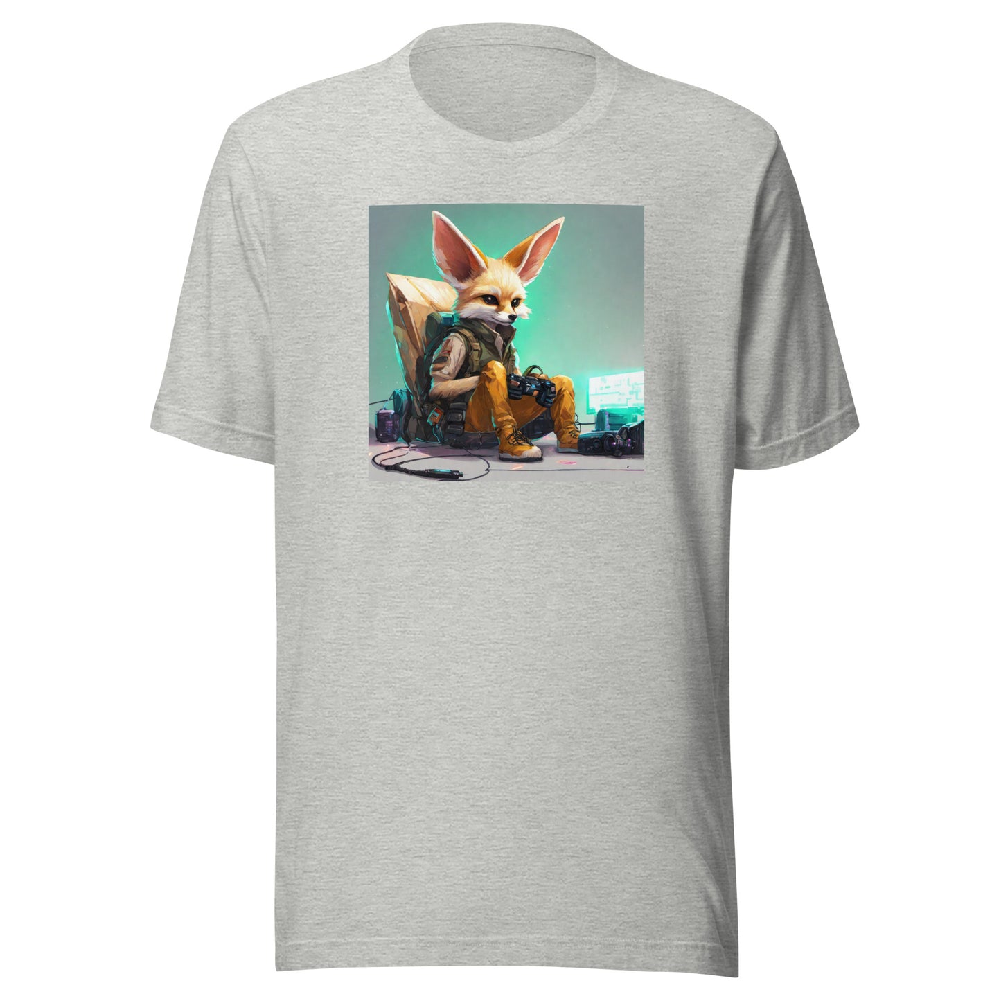 Fennec Fox Men's Gamer T-Shirt Athletic Heather