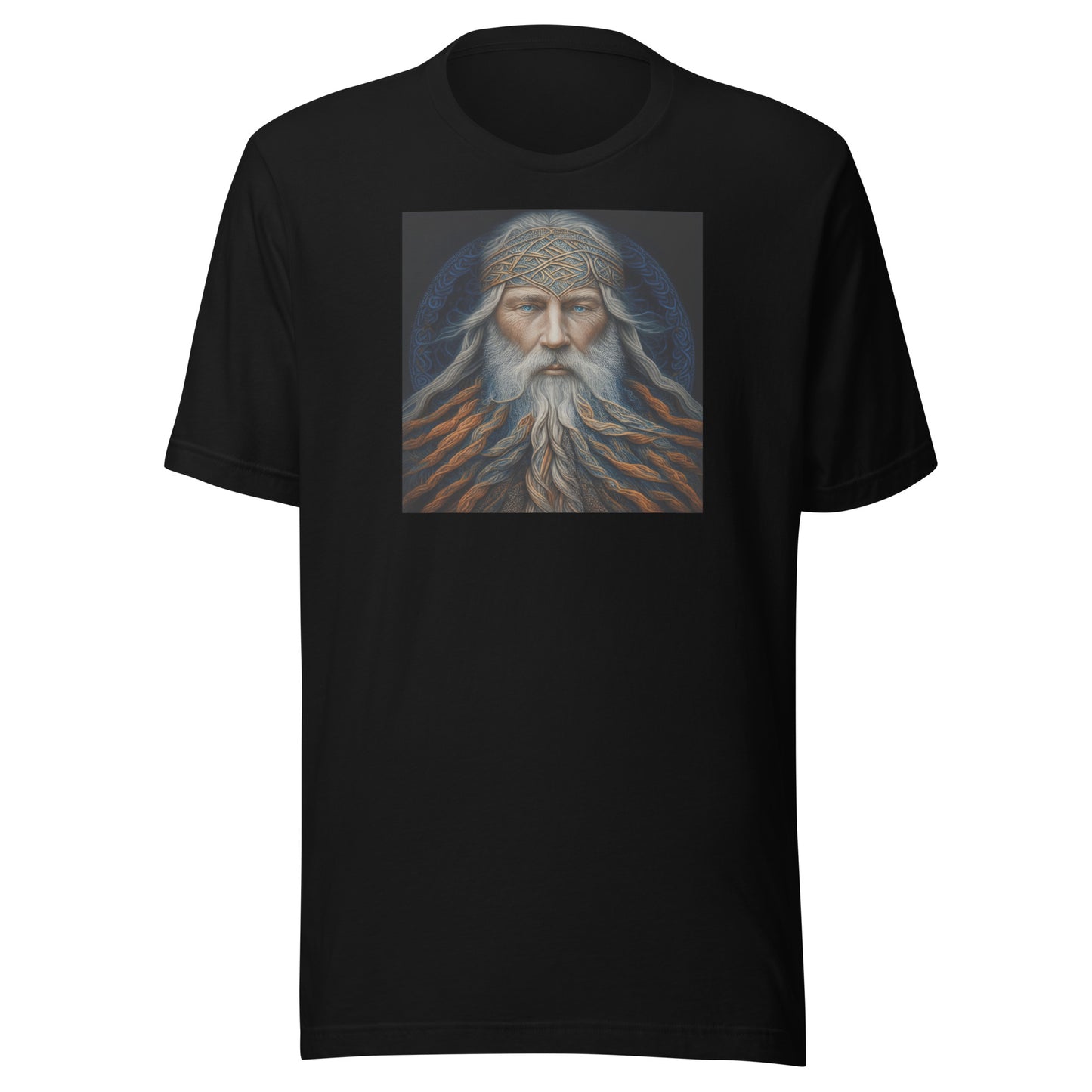 Bearded Wizard Men's Fantasy T-Shirt Black