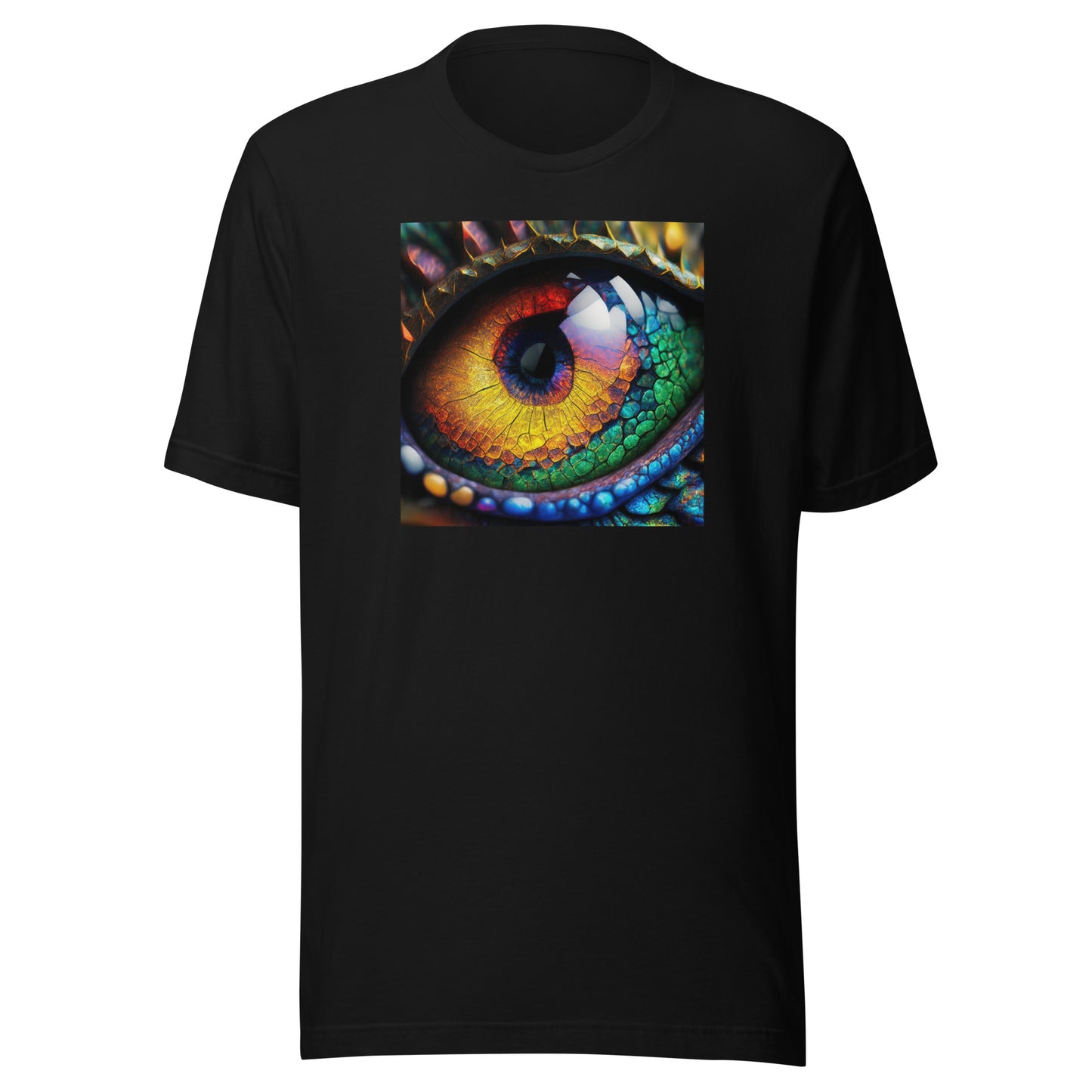 Dragon's Eye Men's Fantasy T-Shirt Black