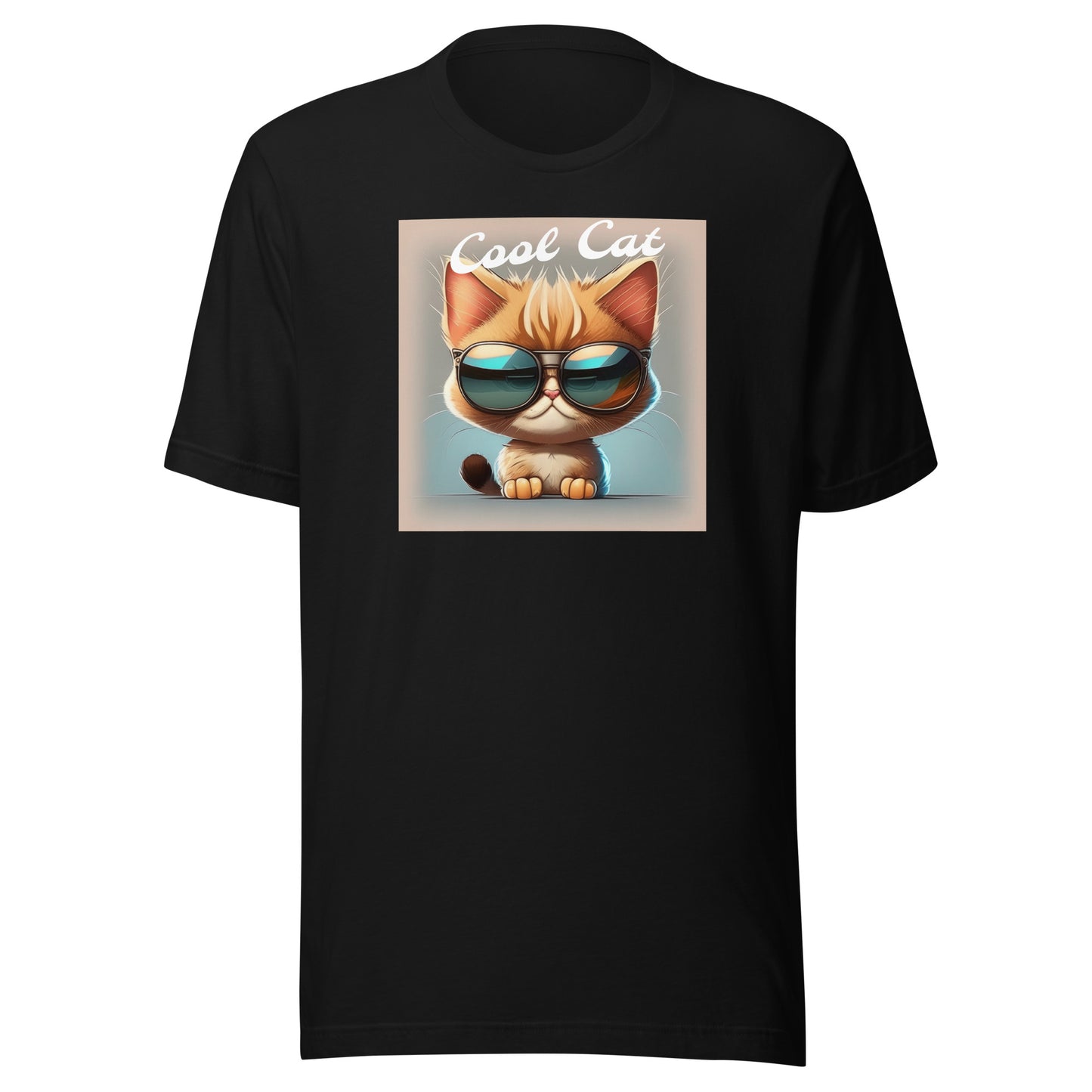 Cool Cat Men's Funny T-Shirt Black