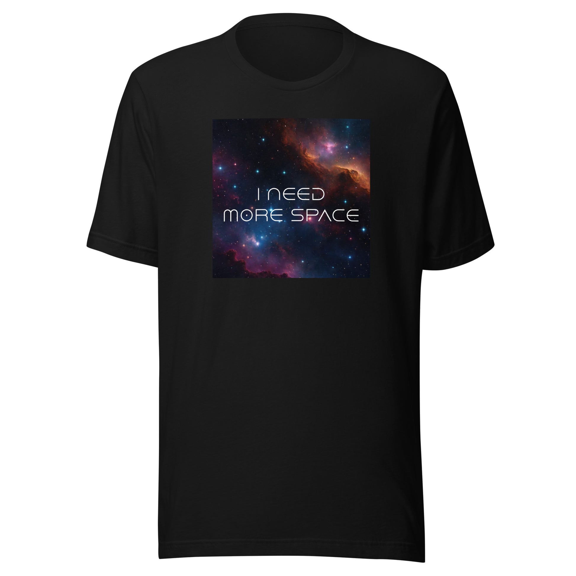 I Need More Space Men's Graphic Tee Black