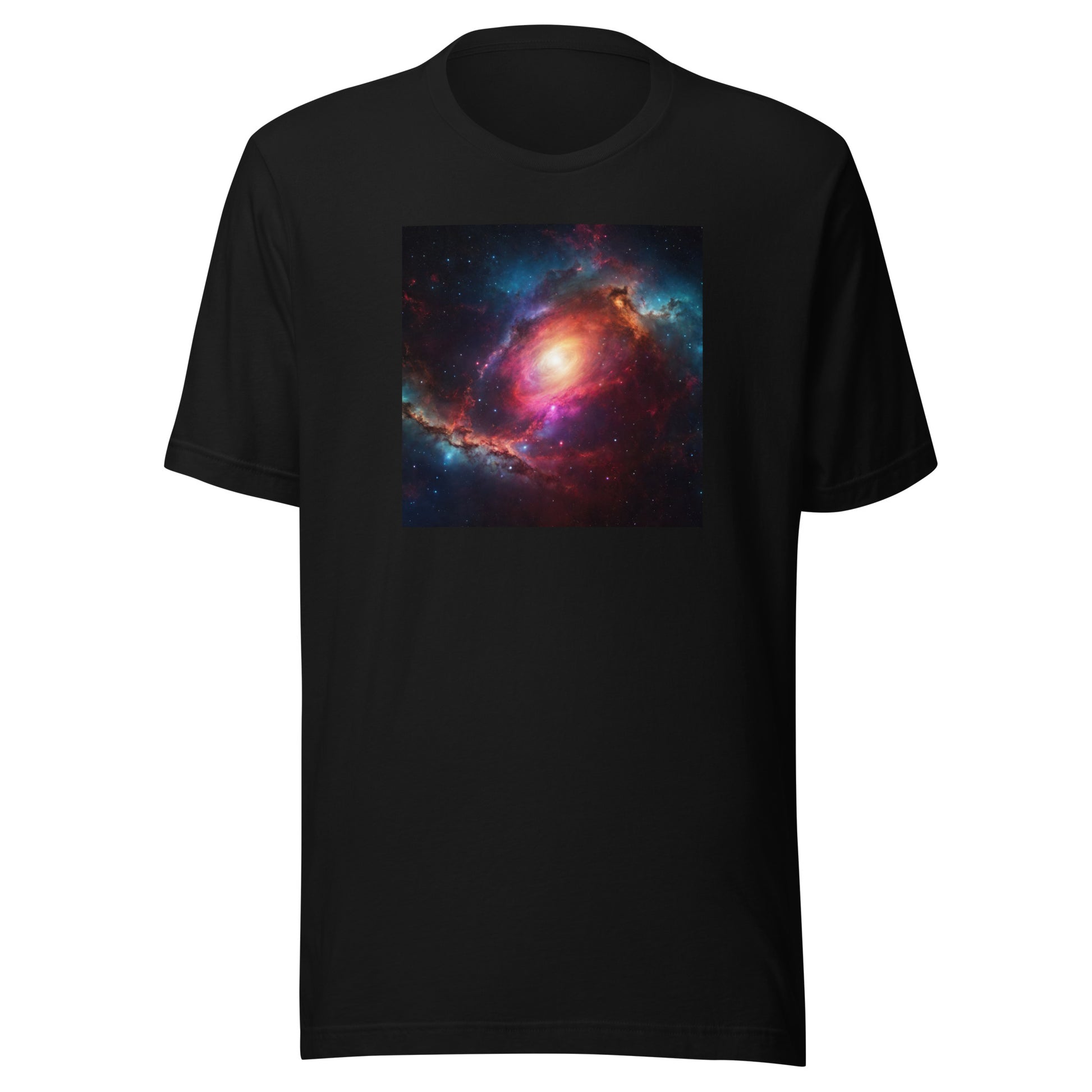 Cosmic Expanse Men's Outer Space T-Shirt Black