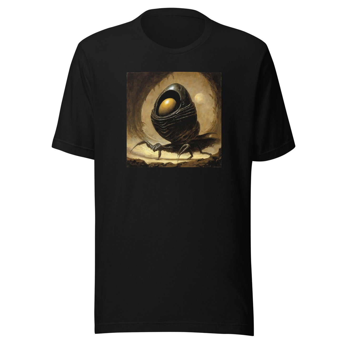 Alien Egg Men's Sci-Fi T-Shirt Black