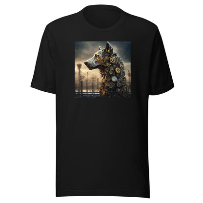 Clockwork Canine Men's SteampunkT-Shirt Black