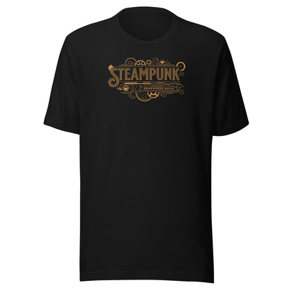 Steampunk Gearworks Guild Men's Graphic Tee Black