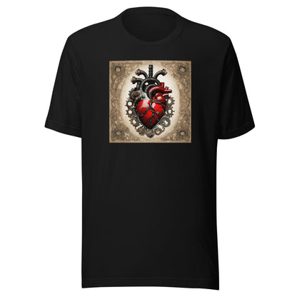 Gears Make My Blood Pump Men's Steampunk T-Shirt Black