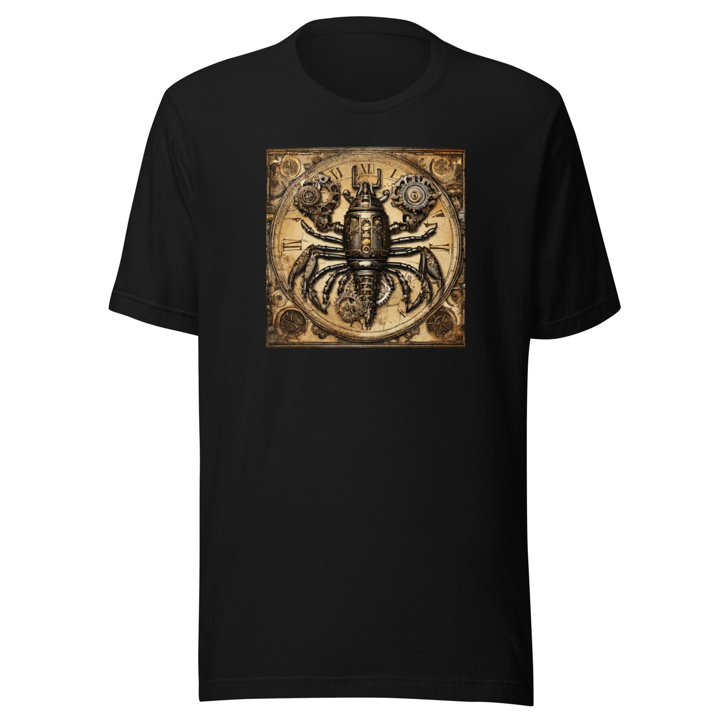 Mechanical Lobster Men's Steampunk T-Shirt Black