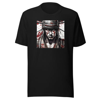 Battle-Worn Warrior Men's Anime T-Shirt Black