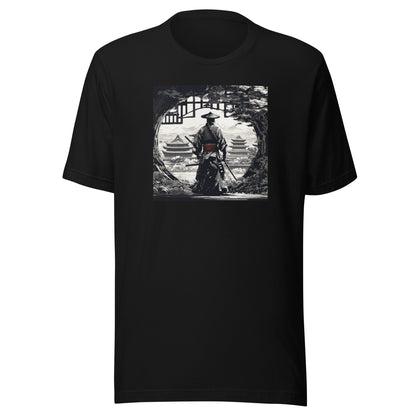 Stoic Samurai Men's Anime Graphic Tee Black