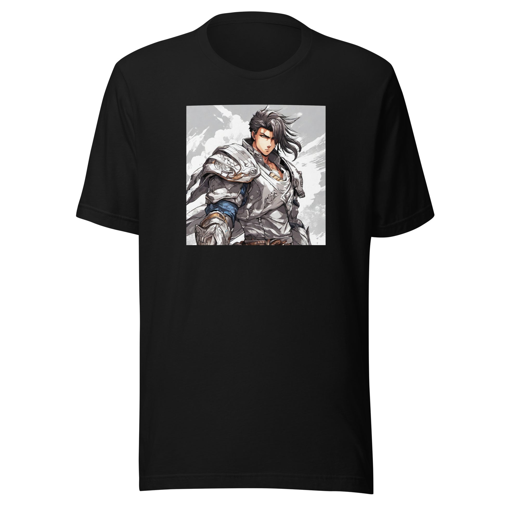 Valiant Warlord Men's Anime T-Shirt Black