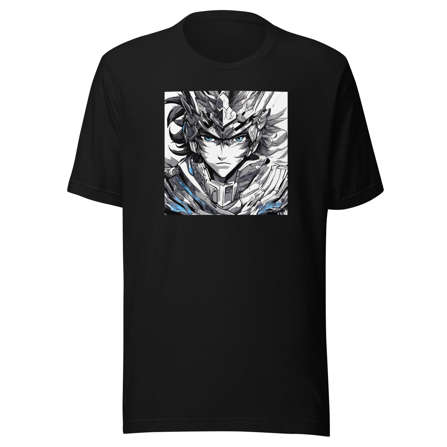 Soul Searching Hero Men's Anime T-Shirt Black