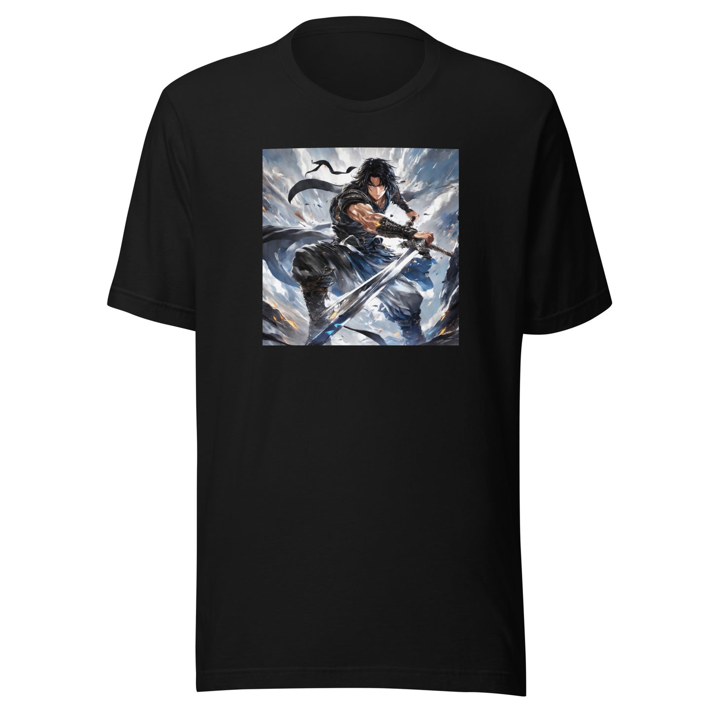 Victory is Mine Men's Anime T-Shirt Black