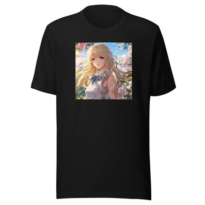 Timeless Beauty Men's Anime T-Shirt Black