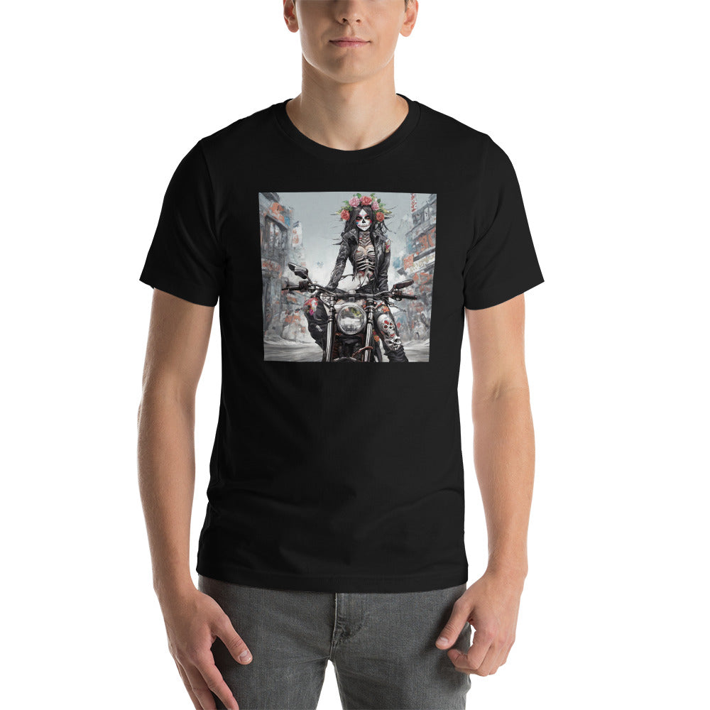 Day of the Dead Biker Men's Anime T-Shirt