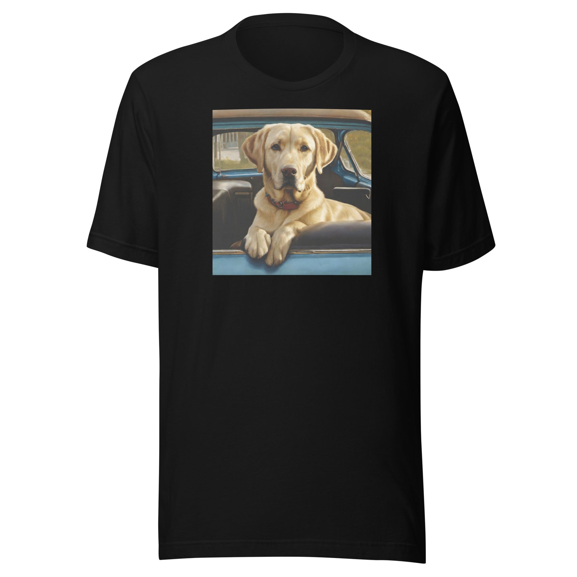 Best Buddy in Truck Men's Graphic Animal Tee Black