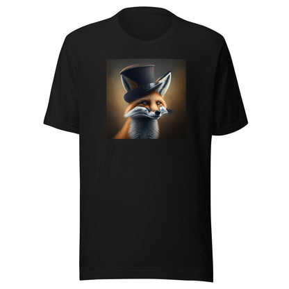 Dapper Fox Men's Graphic Tee Black