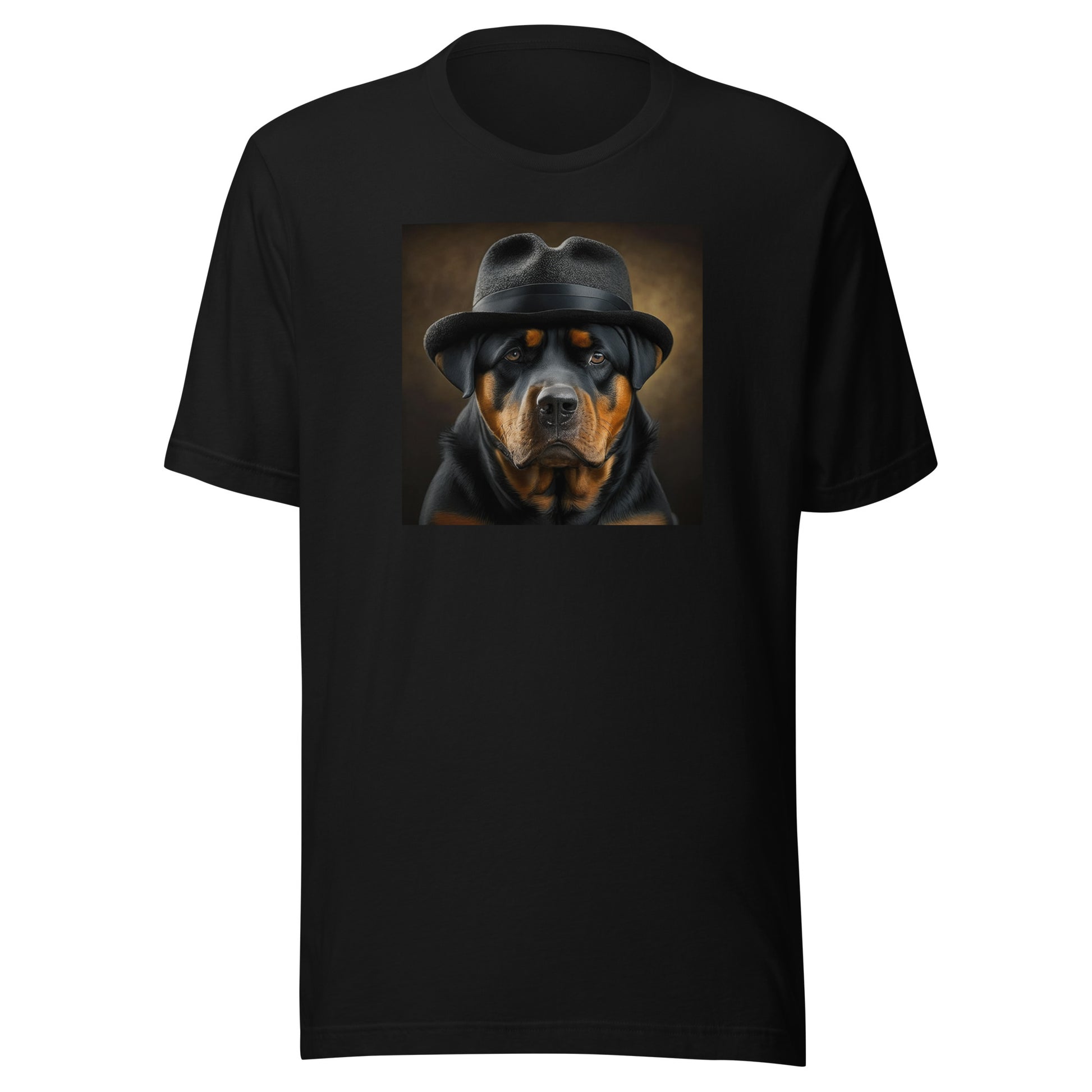 Rotty Boss Dog Men's Graphic Tee Black