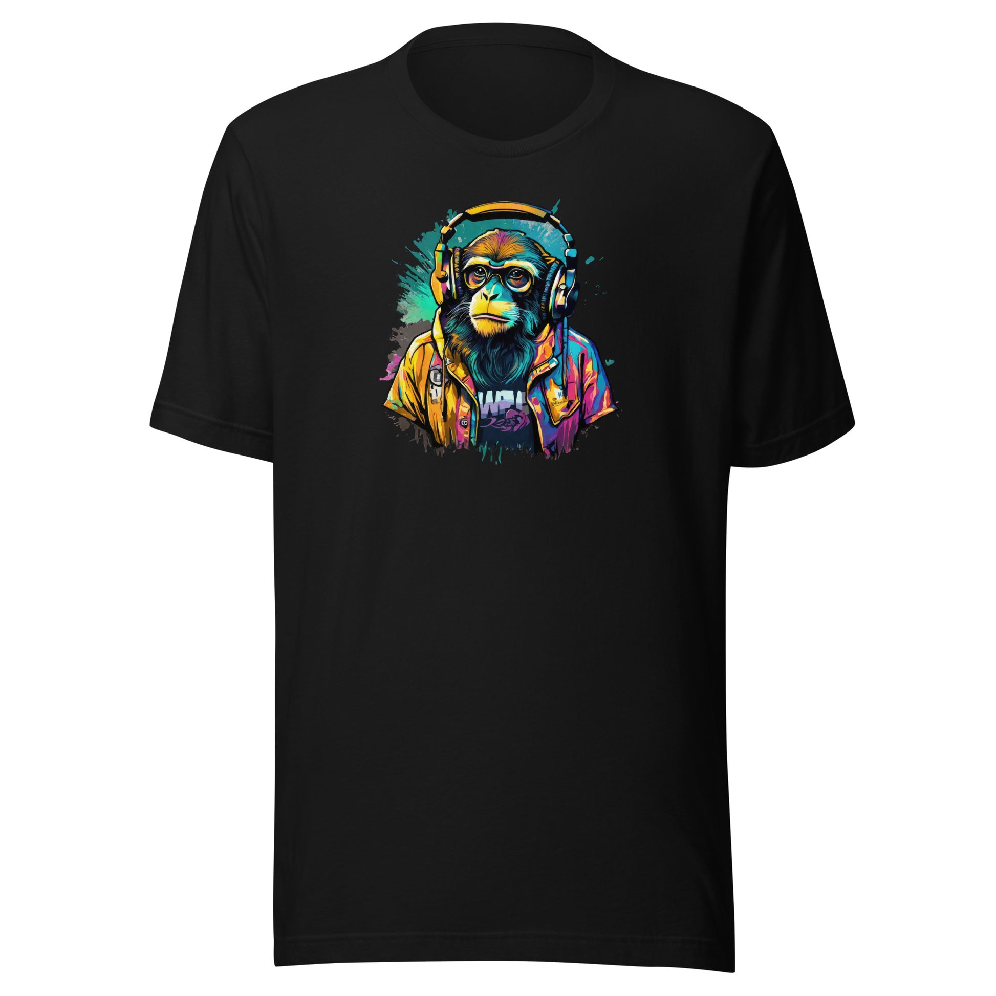 Monkey Music Men's T-Shirt Black