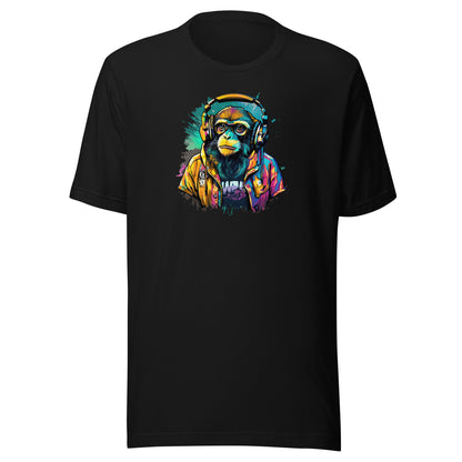 Monkey Music Men's T-Shirt Black