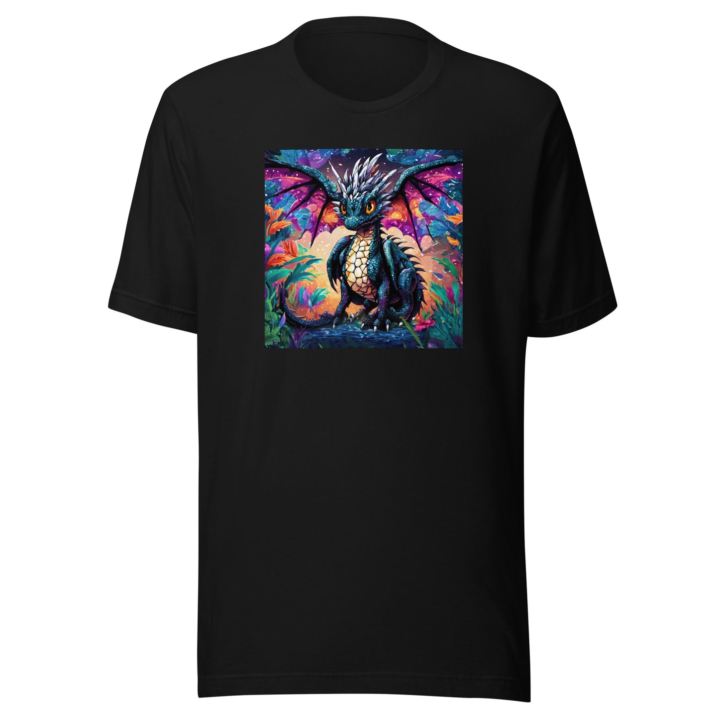 Pixel Dragon Men's T-Shirt Black