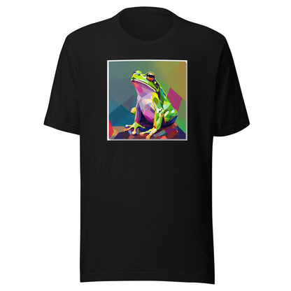 Geometric Frog Men's T-Shirt Black