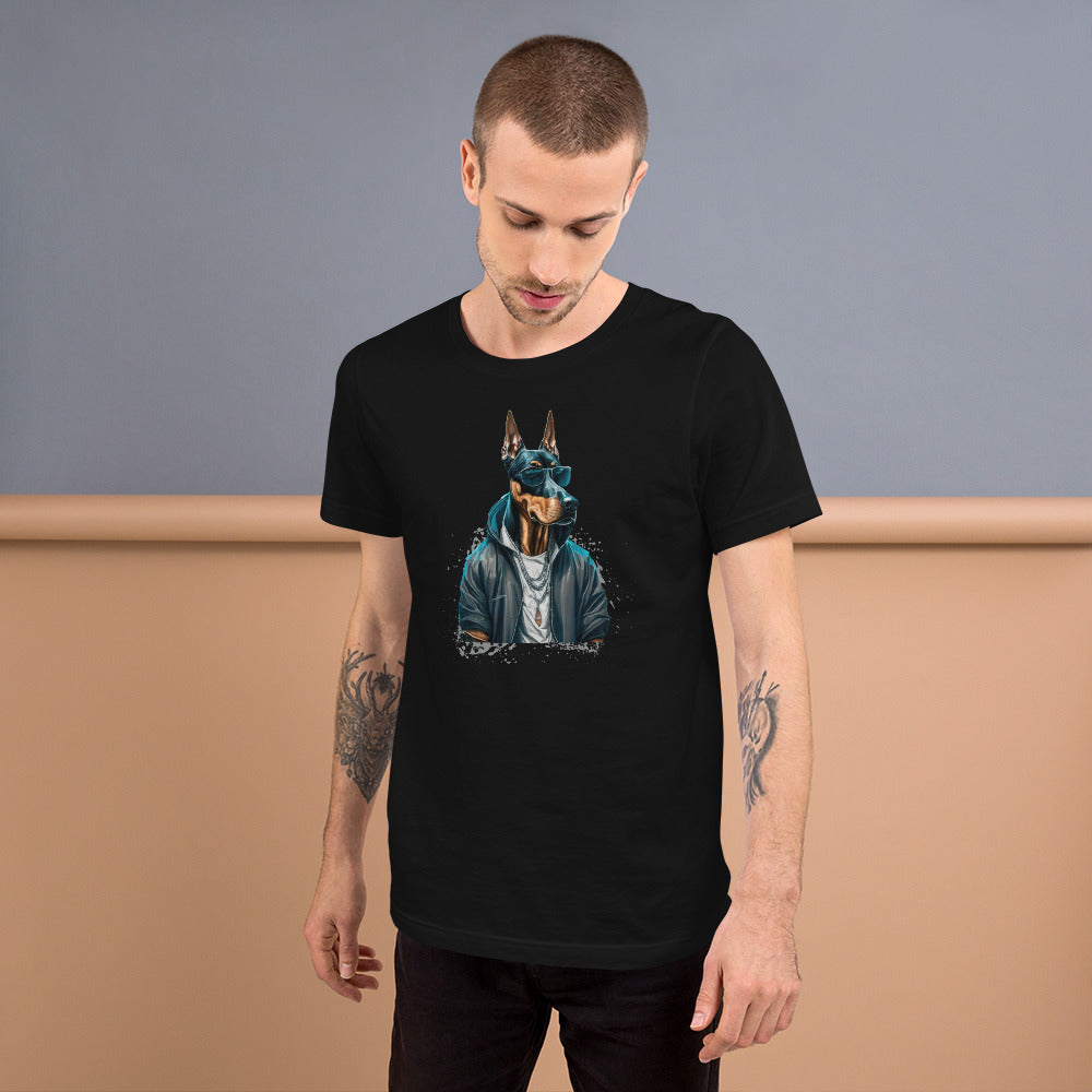 Dobermann in Shades Men's Dog Tee