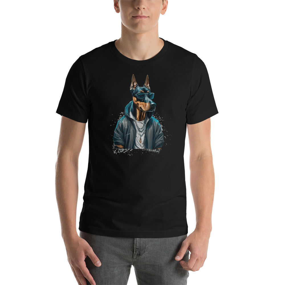 Dobermann in Shades Men's Dog Tee