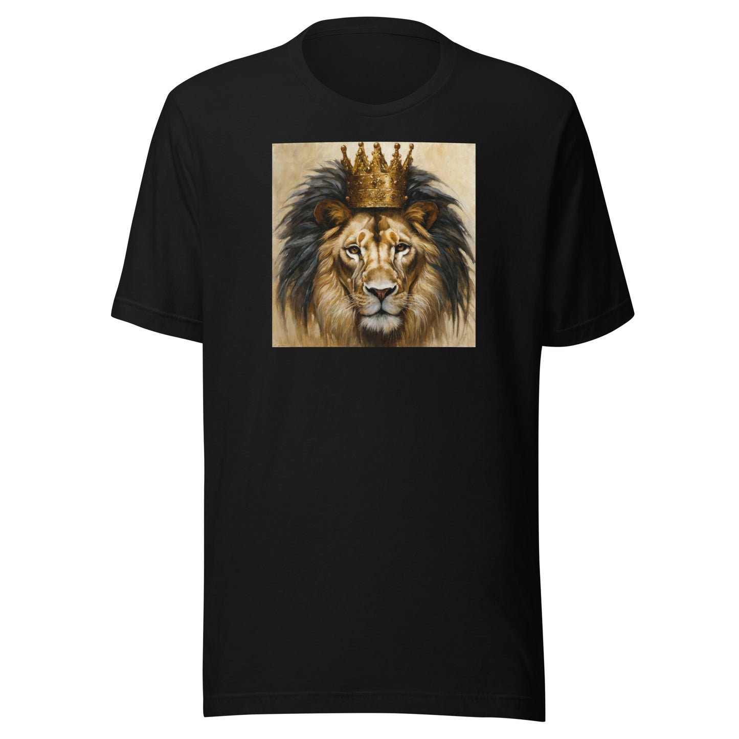 King Lion Men's Graphic Tee Black