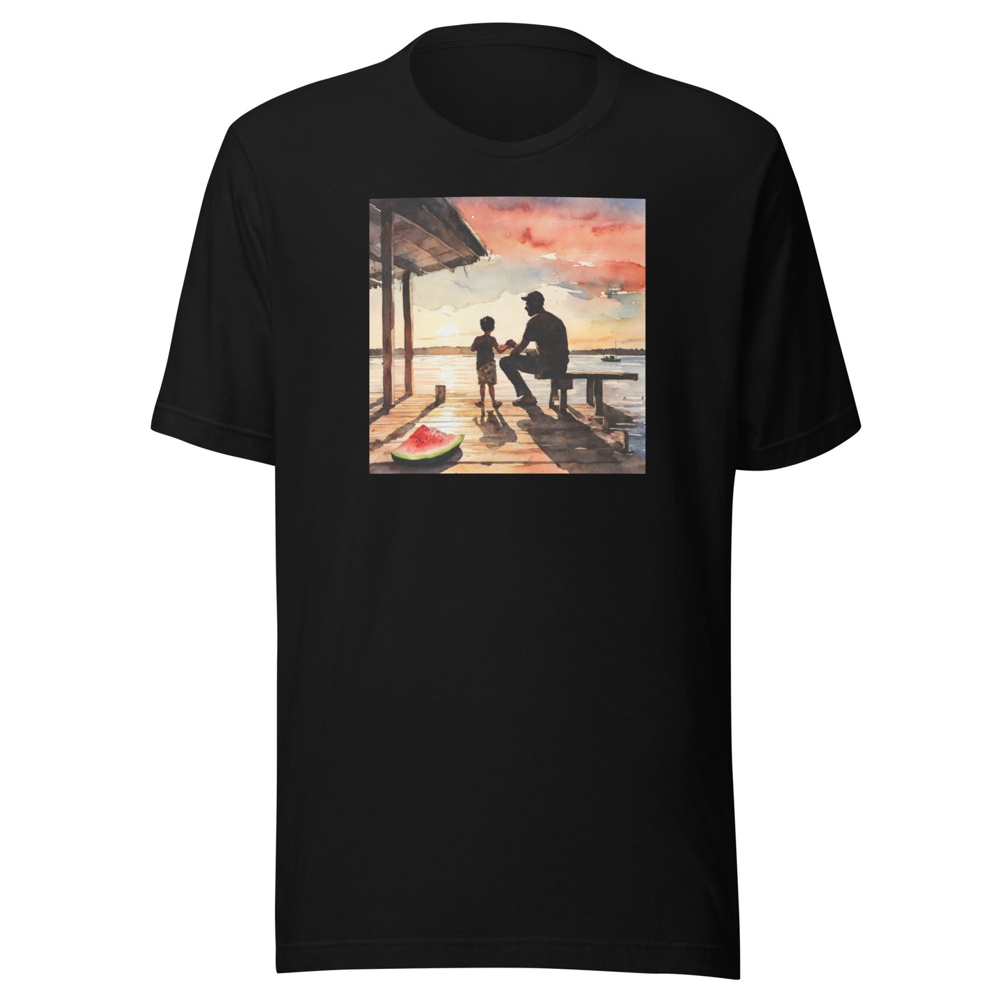 Summer Memories with Dad T-Shirt Black