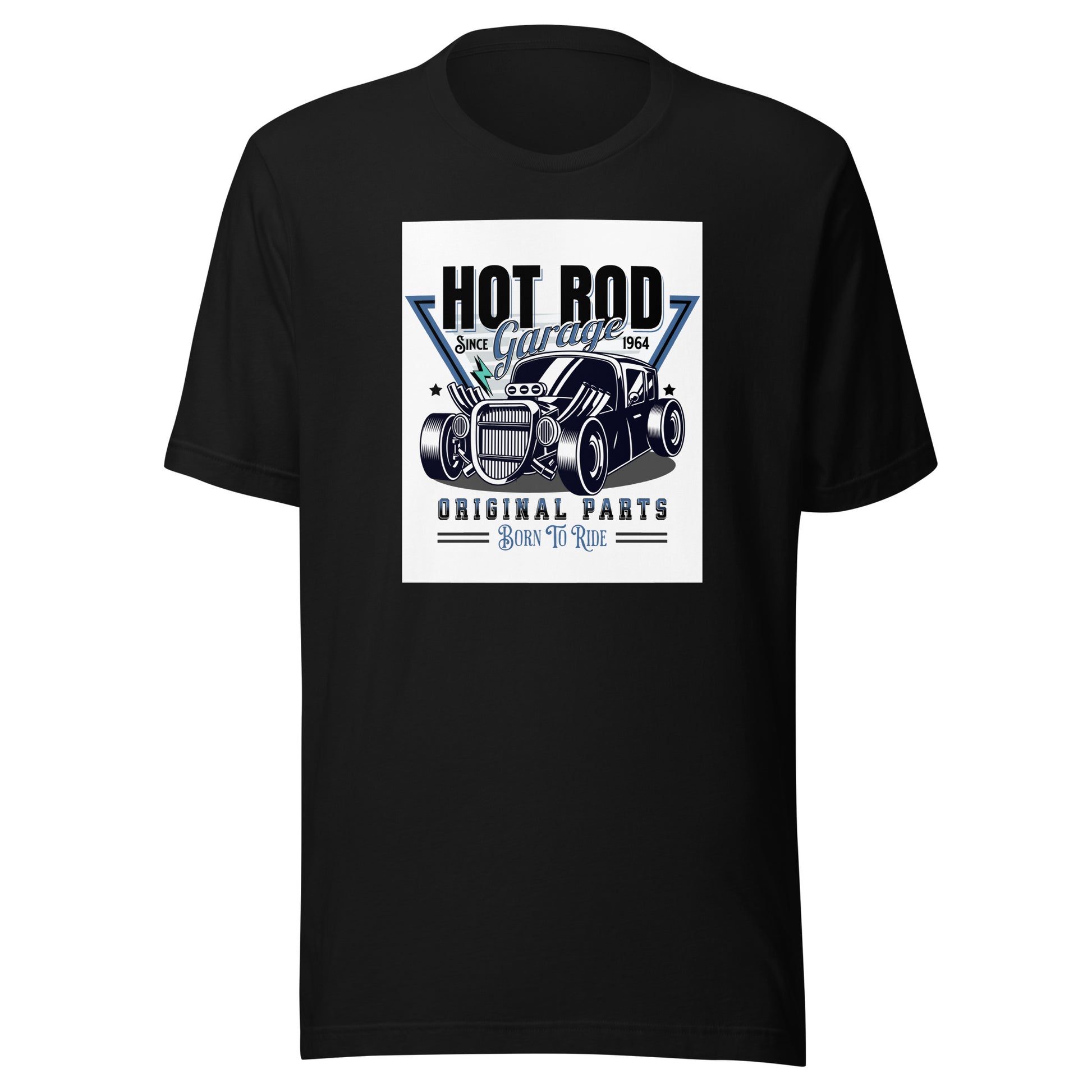 Hot Rod Garage Dad Shirt Black