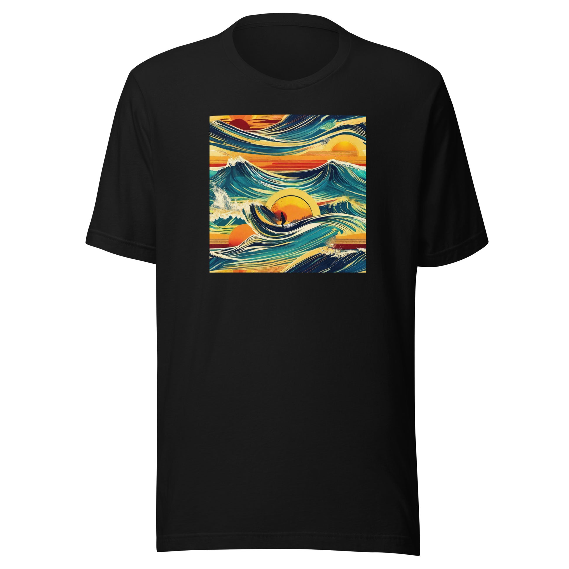 Surf's Up Men's T-Shirt Black