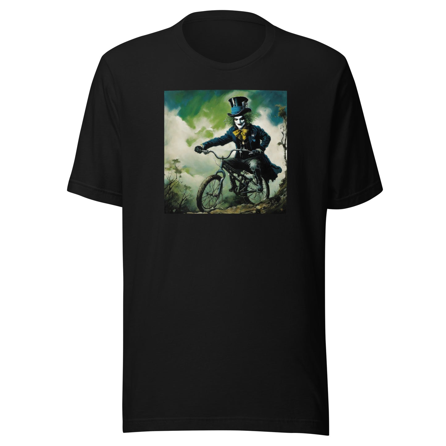 Mad Hatter Biking Men's T-Shirt Black