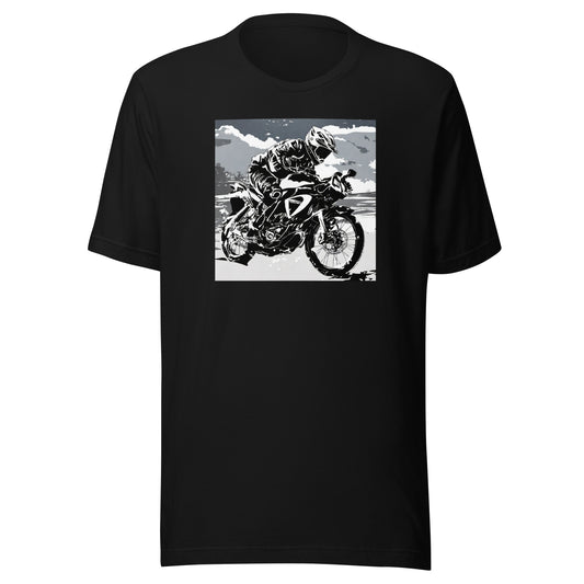 Dirt Bike Racer Men's T-Shirt Black