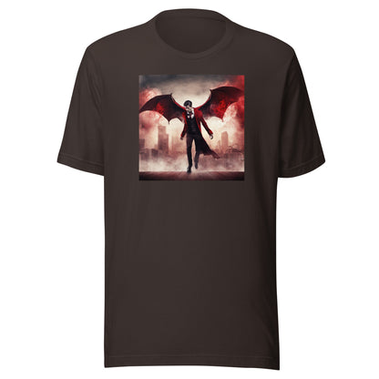 Flying Vampire Men's T-Shirt Brown