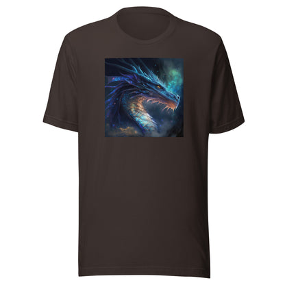 Blue Dragon Men's Fantasy T-Shirt Brown