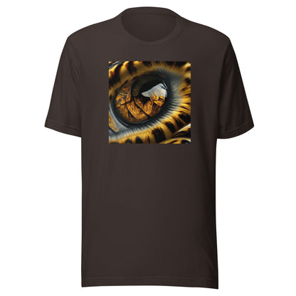 Leopard's Eye Men's T-Shirt Brown