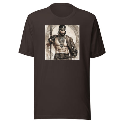 Ares Men's T-Shirt Brown