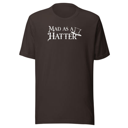 Mad as a Hatter Men's T-Shirt Brown