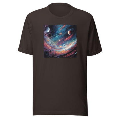 Galaxy Men's Graphic Tee Brown