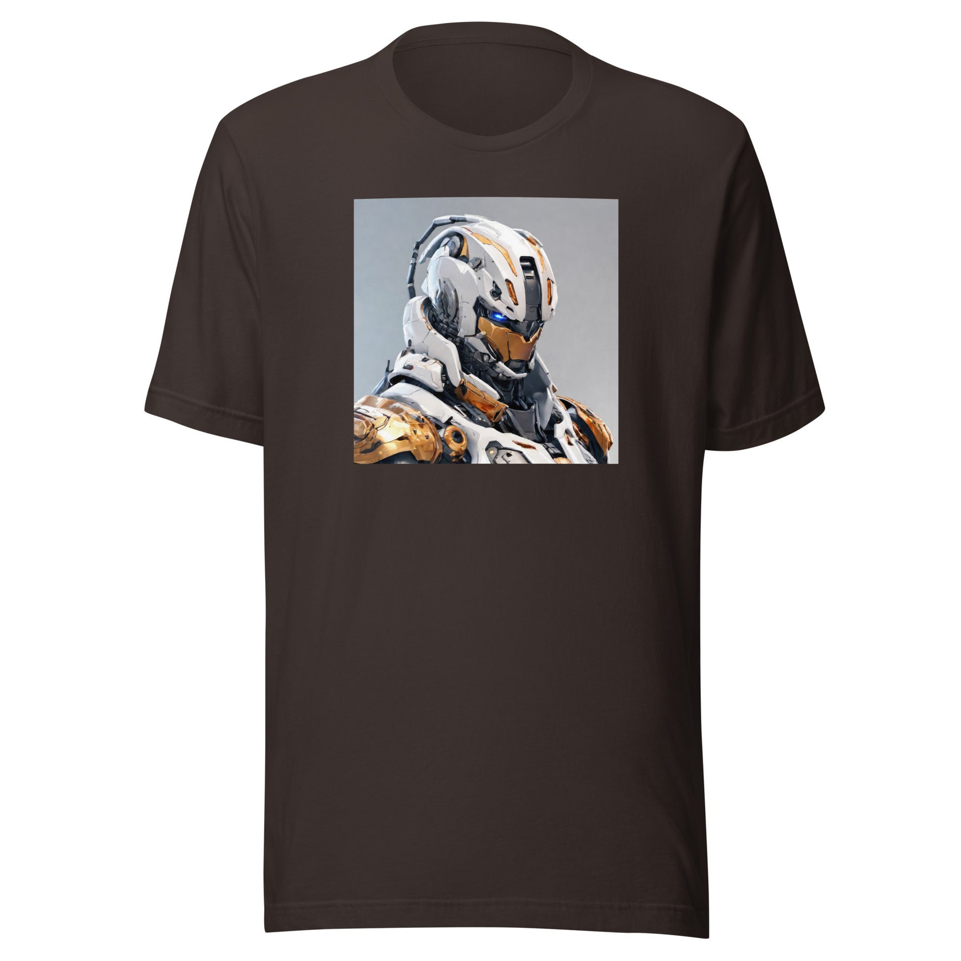 AI Droid Men's Sci-Fi T-Shirt Brown