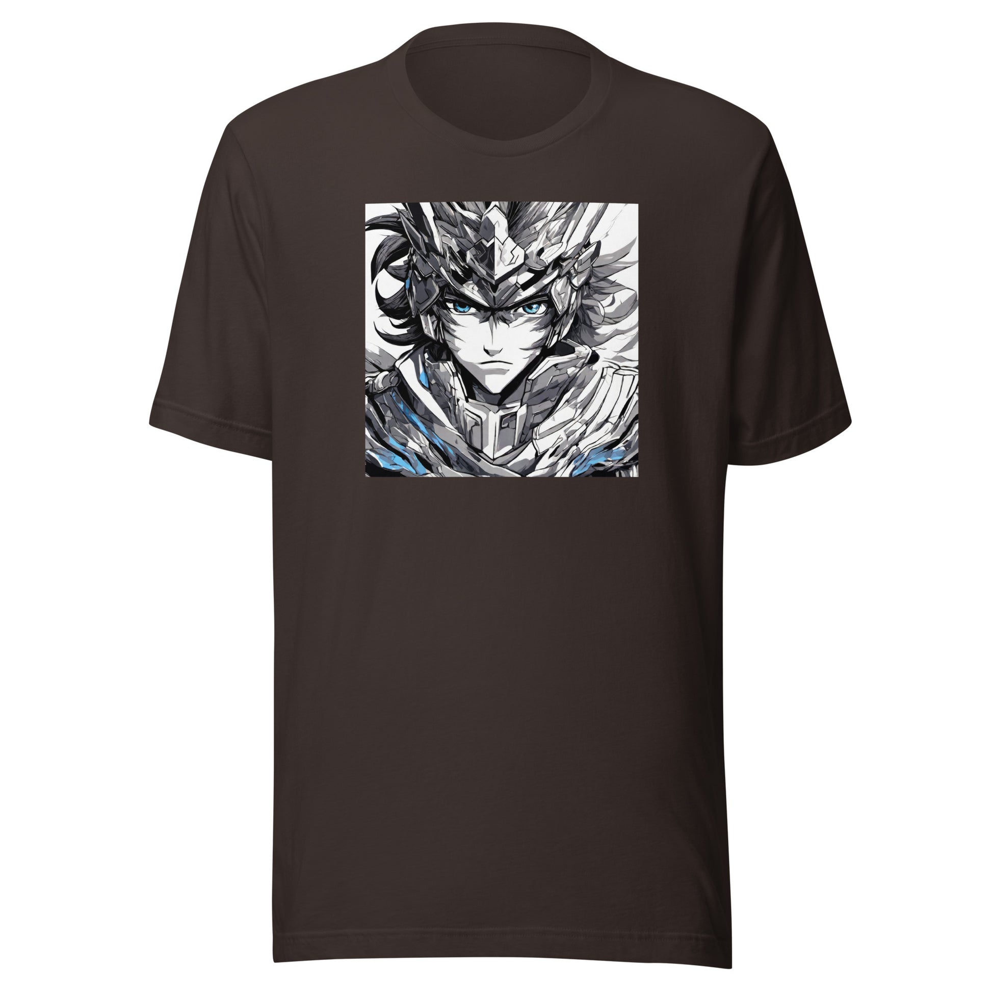 Soul Searching Hero Men's Anime T-Shirt Brown