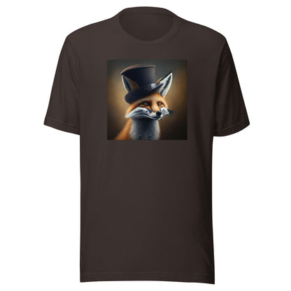 Dapper Fox Men's Graphic Tee Brown