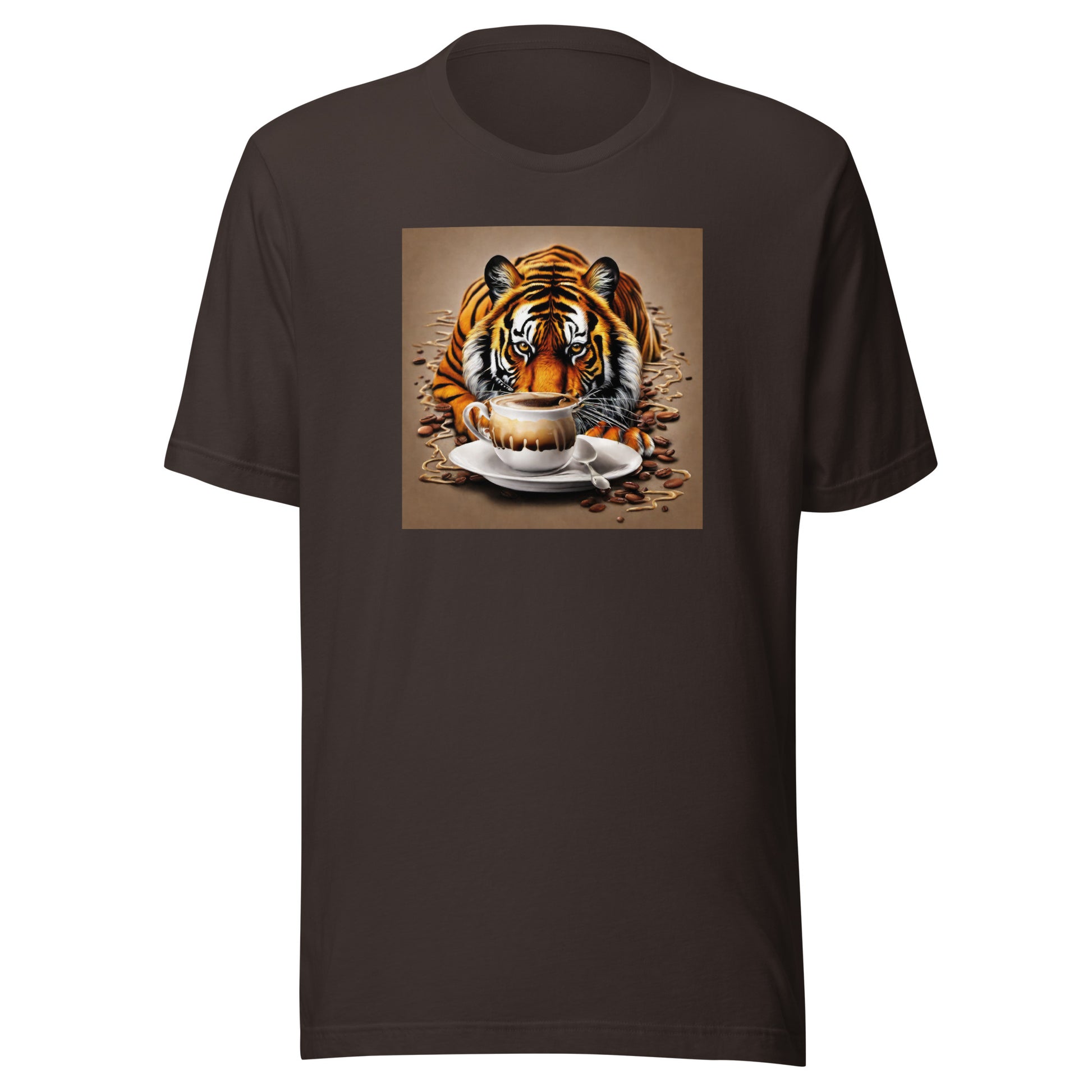 Wild for Coffee Men's T-Shirt Brown