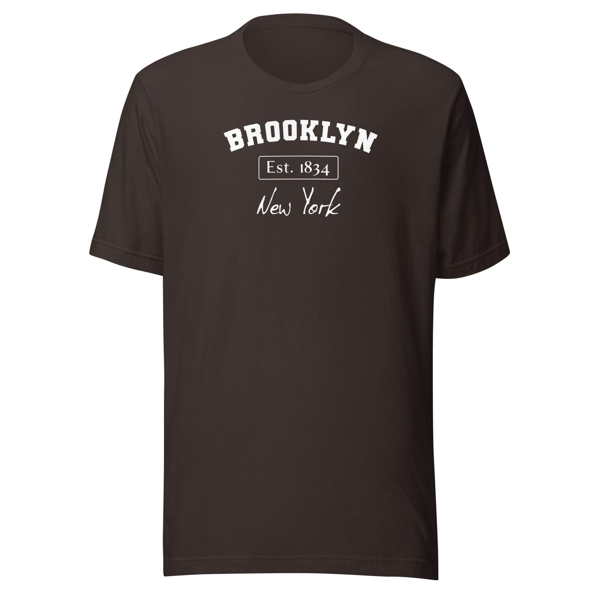 Brooklyn, New York Men's T-Shirt Brown