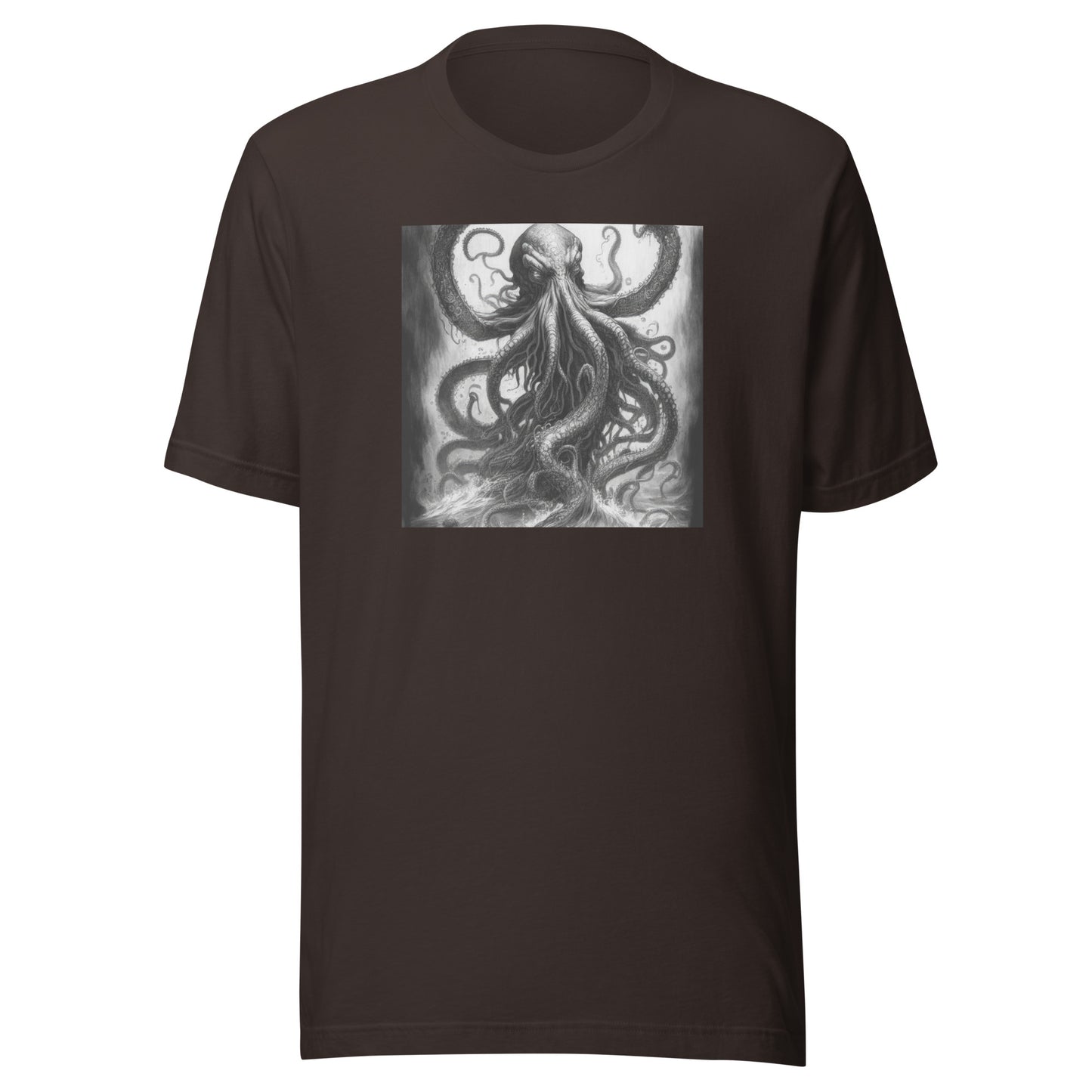 Savage Kraken Men's T-Shirt Brown