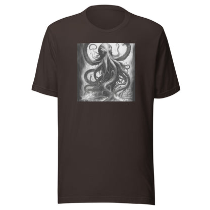 Savage Kraken Men's T-Shirt Brown