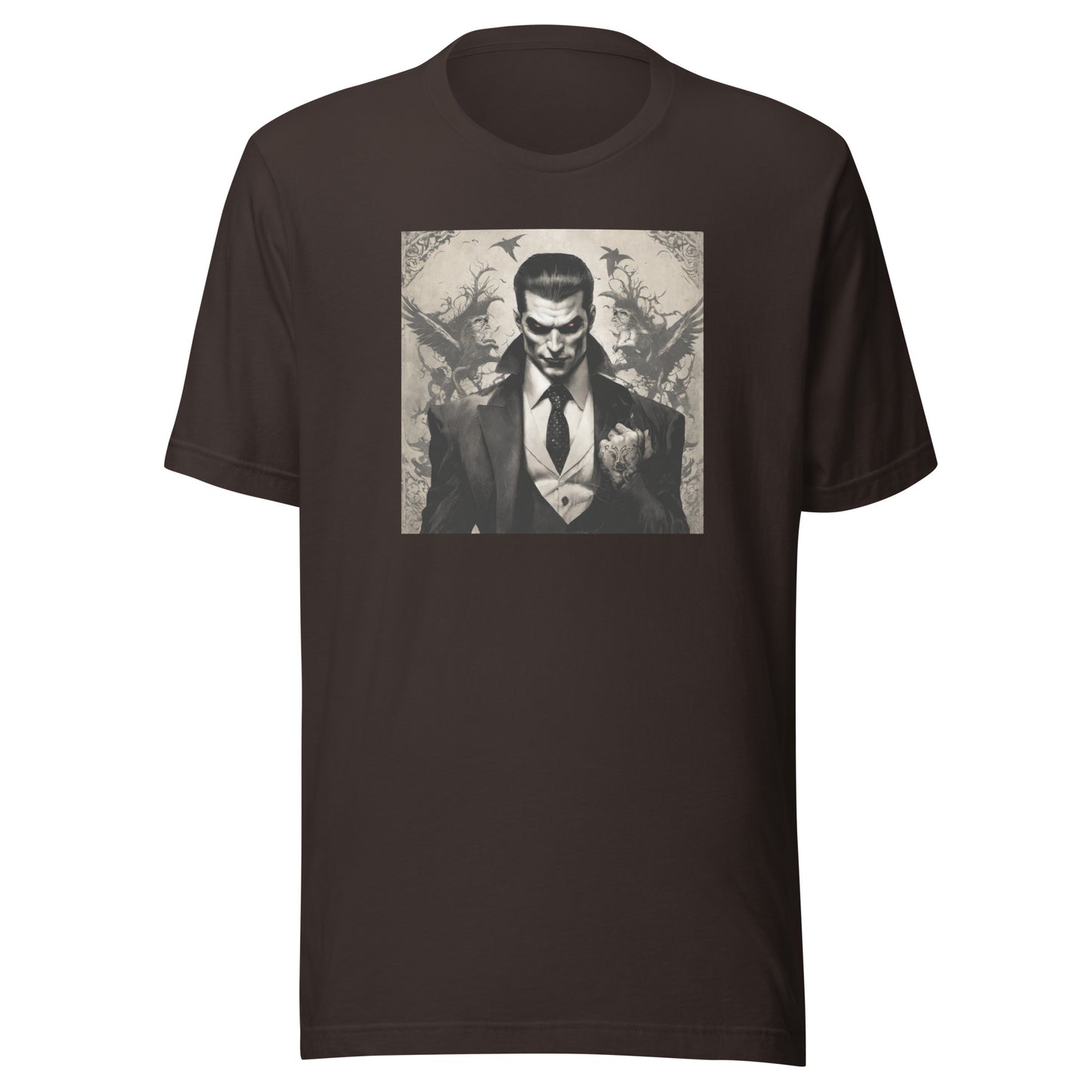 Fierce Vampire Men's T-Shirt Brown